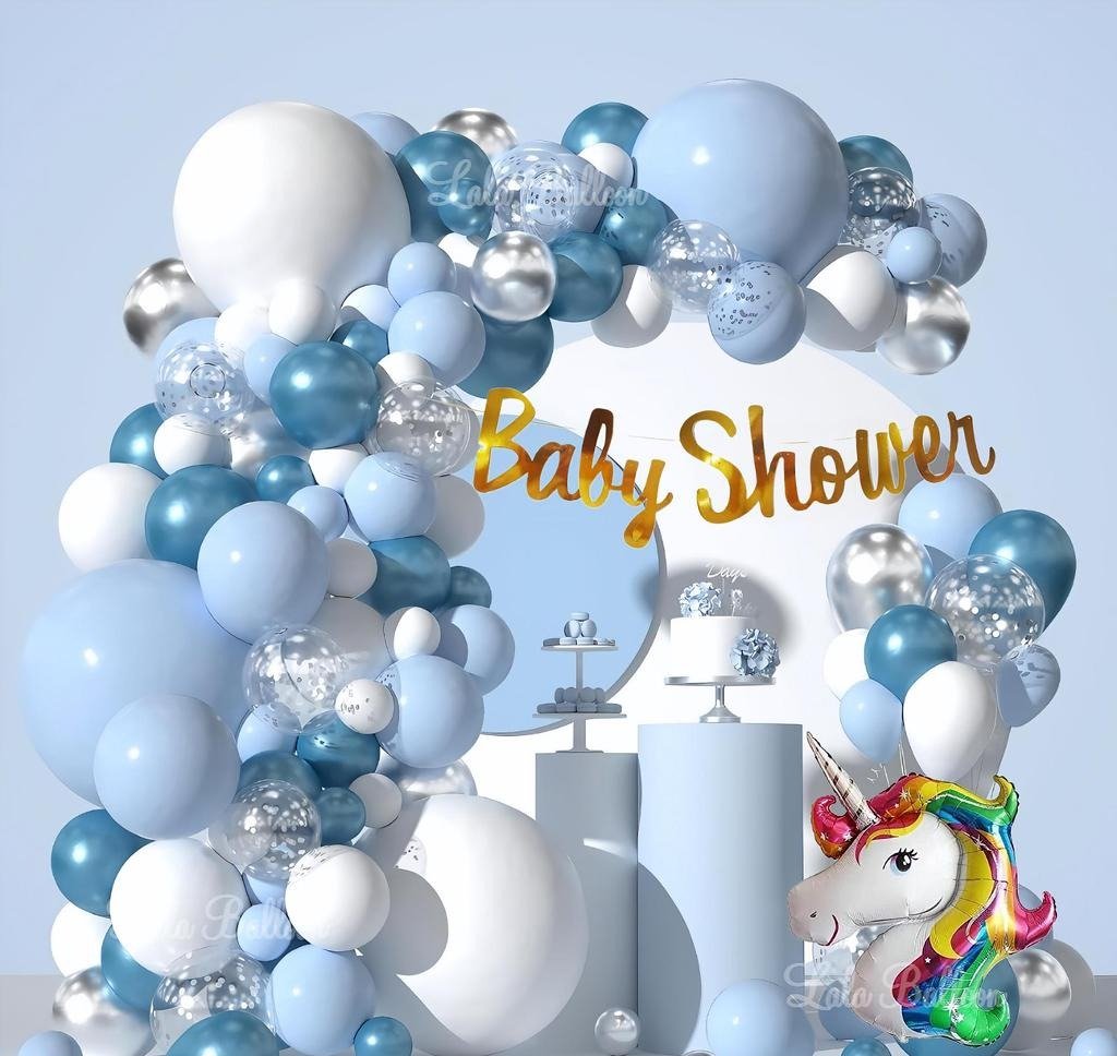 Adorable Baby Shower Theme Baby Shower Decoration Combo Kit  Pack Of 40 Pcs
