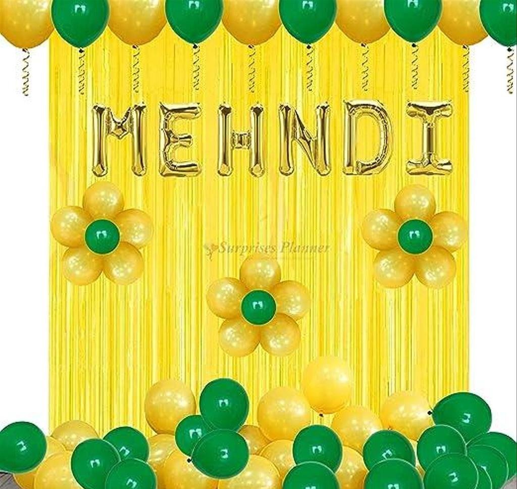 Mehndi Ceremony Decoration,Haldi Ceremony Decoration Kit,